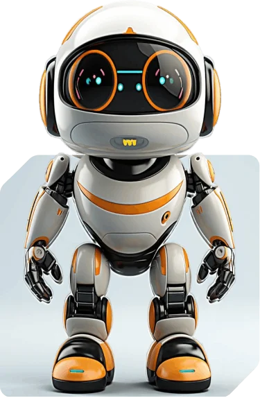 Decorative AI technology element